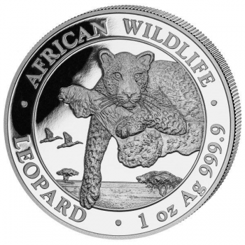 Münze: Somalia African Wildlife Leopard 2020