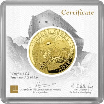 Münze: Arche Noah 2020 mit Zertifikat