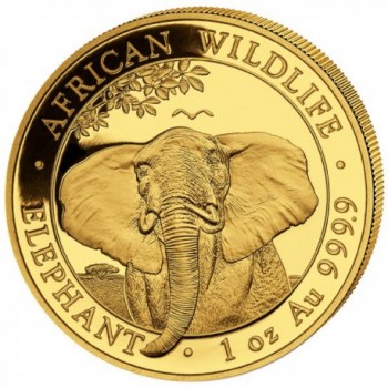 Münze: Somalia Elefant 2021