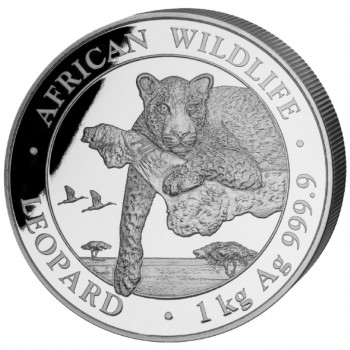 Münze: Somalia African Wildlife Leopard 2020