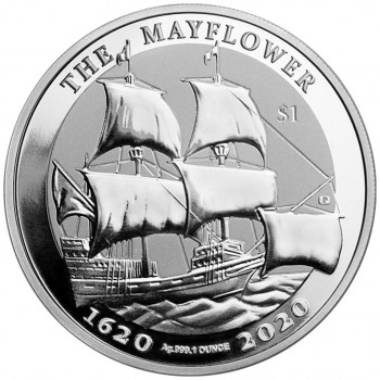 Münze: The Mayflower 2020