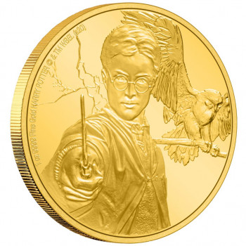 Münze: Harry Potter 2020 mit Zertifikat und Etui