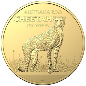 Münze: Australia Zoo Gepard 2021 mit Zertifikat und Etui