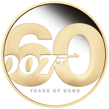 Münze: James Bond 007 60 Jahre Kinofilm 2022