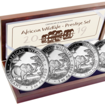 Münze: Somalia Elefant Silber-Set 2019