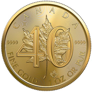 Münze: Maple Leaf 40 Jahre 2019